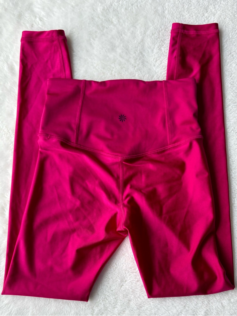 Athleta Elation Shine Tight Leggings Hot Pink, NWOT - Picture 6 of 8